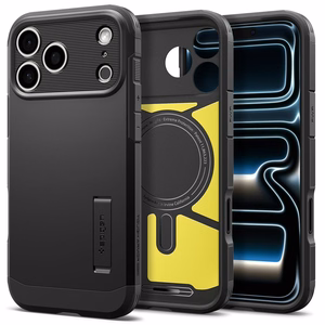 Spigen Tough Armor maciņš modelim iPhone 18 Pro Max / 17 Pro Max – krāsa: melna