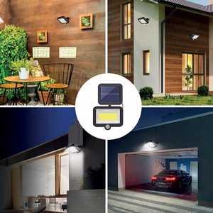 Forever Light Solar LED Lampa SUNARI FLS-06 COB PIR 8W 600lm 6000K 1800mAh Li-Ion