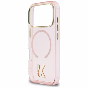 Karl Lagerfeld IML K Head Logo MagSafe Maciņš for iPhone 17 Pro Max - rozā