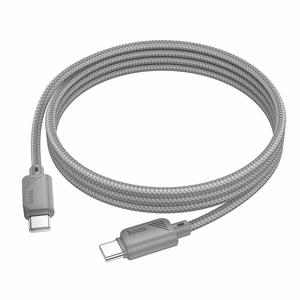 Cable USB C to USB C Hoco 3A 60W 1 m X113 gray