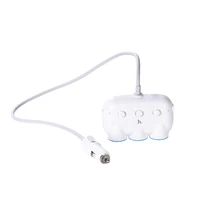 Auto kontaktligzdas sadalītājs Hoco C1 ar 2 USB pieslēgvietām un 3x3 (3,1 A) kontaktdakšu