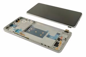 LCD screen Xiaomi 11T Pro 5G ar touch screen ar frame Moonlight Balts/Sudrabs original (service pack)