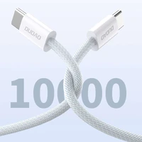Dudao L6C USB-C - USB-C PD kabelis 30W 1m - gaiši zils