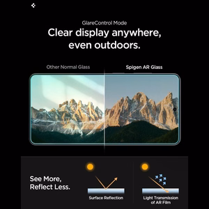 Spigen Glas.tR EZ Fit Pro AC Anti Reflection rūdīts stikls 2 gab. priekš Samsung Galaxy S26