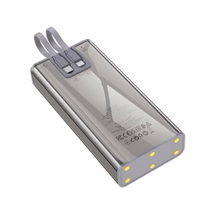Ārējā baterija Power Bank Hoco J104A Discovery Edition 22.5W 20000mAh pelēka