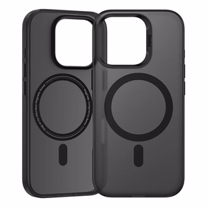 Benks magnētiskais Lucid Armor viedtālruņa apvalks (B066) Iphone 16 Pro Max melns (ar kameras vadības pogu)
