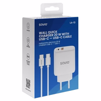 Savio LA-13 mobile device charger Universal balts AC Fast charging Indoor