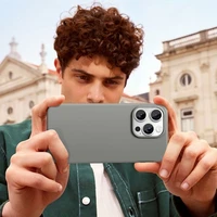 Tech-Protect Silikona Magnētiskais iPhone 16 Pro Viedtālruņa apvalks - Pelēks