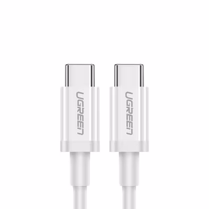 Ugreen US264 60518 USB-C / USB-C PD QC AFC cable 1m - white