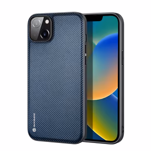 Dux Ducis Fino viedtālruņa apvalks iPhone 14 Plus zils neilona