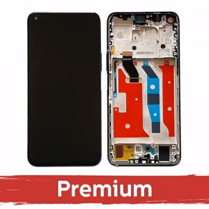 LCD ekrāns saderīgs ar Huawei Honor 50 Lite ar rāmi / Deep Sea Blue / OEM