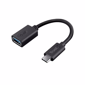 Trust Calyx - USB-C to USB-A adapter cable (black)