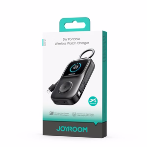 Joyroom JR-W19 внешний аккумулятор 5000 мАч с беспроводной зарядкой часов 5W чёрный