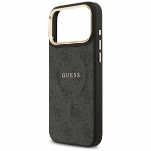 GUESS viedtālruņa apvalks (m) IPHONE 17 Pro Max ar MagSafe saderīgs PU 4G W/ Classic - melns
