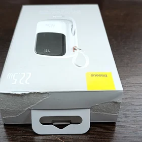 Baseus portativais ladetajs 20000mAh Qpow Pro - USB + Type C - PD 22,5W ar Type C kabeli (PPQD060302) balts (bojats iepakojums)