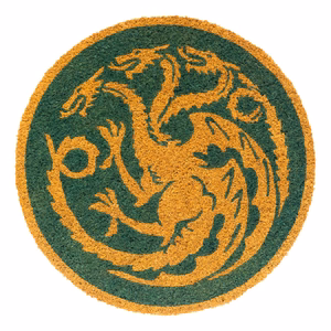Game of Thrones House of the Dragon apaļš durvju paklājs, diametrs 50 cm