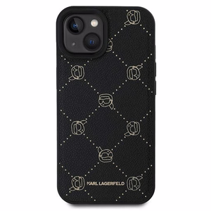 Karl Lagerfeld Karl Head Magnētiskais viedtālruņa apvalks iPhone 15 Plus - melns