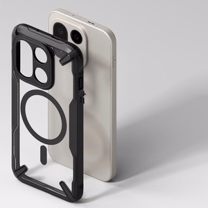 Ringke Fusion X Magnetic MagSafe macins priekš OnePlus 15 - Caurspidigs melns