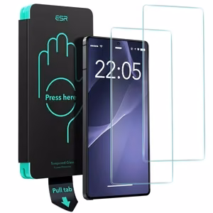 ESR Temperētā stikla aizsargs 2 komplekti Samsung Galaxy S25 Ultra - caurspīdīgs