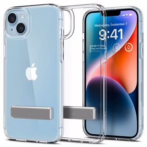 Spigen Ultra Hybrid S viedtālruņa apvalks iPhone 14 Plus - caurspīdīgs
