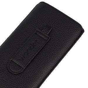 WONDER Deko Pouch чехол (Размер XXL) для Samsung S25 Ultra/S24 Ultra/M35/M23/A16 5G/Xiaomi Redmi 14C черный