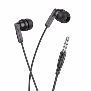 HOCO vadu austiņas Jack 3,5 mm ar mikrofonu M121 melnas