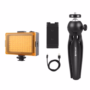 Puluz tiešraides ieraksta komplekts statīvs + LED lampa + telefona klipsis PKT3131B