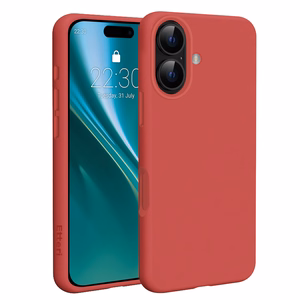 Etteri Silikona Mag maciņš for iPhone 17 raspberry