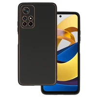 TEL PROTECT Luxury viedtālruņa apvalks Xiaomi Redmi Note 11 5G/Note 11S 5G/Poco M4 Pro 5G melns