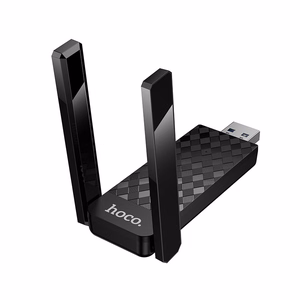 USB Wi-Fi adapteris Hoco HI34 Wi-Fi6 melns