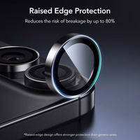 ESR Armorite kameras vāciņš iPhone 16 / 16 Plus / 17 - melns