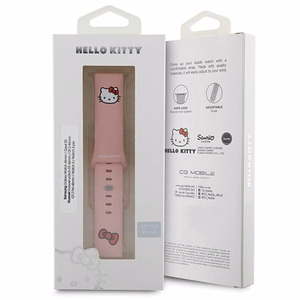 Hello Kitty Silicone Kitty Head strap universal 22mm - pink