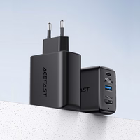 Acefast 2in1 lādētājs GaN 65W USB Type C / USB, HDMI adapteris 4K @ 60Hz (komplekts ar kabeli) balts (A17 balts)