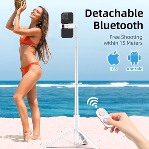TECH-PROTECT L09S BLUETOOTH SELFIJU NŪJA AR TRIJKĀJI BALTS