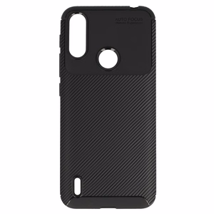 Vennus Carbon Elite viedtālruņa apvalks Motorola E7 Power melns