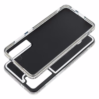 TEDDY BEAR Viedtālruņa apvalks SAMSUNG S26 Edge sudrabains