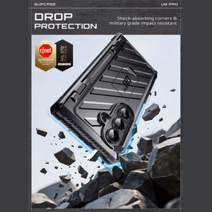 Supcase Unicorn Beetle Pro viedtālruņa apvalks Samsung Galaxy Z Fold 7 - melns