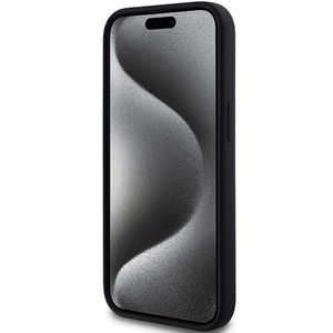 Karl Lagerfeld Silikona Choupette Head Magnētiskais viedtālruņa apvalks iPhone 15 Plus / 14 Plus – melns