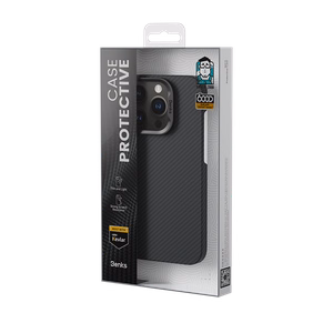 Benks Magnētiskais Armor Air Kevlar viedtālruņa apvalks iPhone 16 Plus - PC rāmis 600D - melns (m)