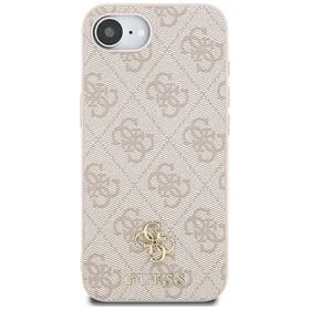 Guess 4G Mazs 4G un Klasisks MagSafe viedtālruņa apvalks iPhone 16e - rozā