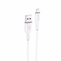 FONENG kabelis X90 Micro USB 2.1A 1M balts