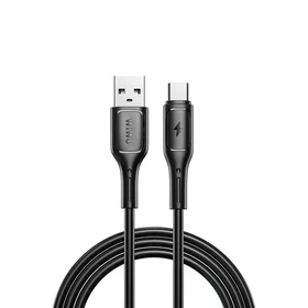 WiWU - Starlink sērijas datu kabelis Wi-C001 USB A uz USB C 2,4A - melns