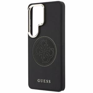Guess maciņš Perforated Logo MagSafe priekš Samsung Galaxy S26 Ultra melns