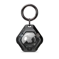 Tech-Protect Defense apvalks Apple AirTag 1/2 - melna