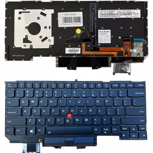 Tastatūra LENOVO X1 Carbon Gen 6, ar TrackPoint, ar apgaismojumu, US