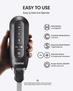 RENPHO Aeria Ultimate Thermal 2 kāju masieris ar sildīšanu