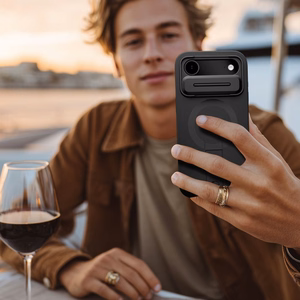 Tech-Protect Kevlar Aura Magnētiskais viedtālruņa apvalks iPhone Air - melns