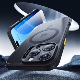 ESR Classic Pro Komplekts Halolock Magnētiskais viedtālruņa apvalks iPhone 16 Pro - Melns