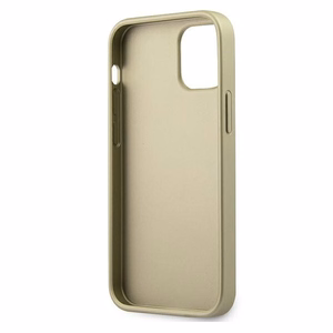 Guess GUHCP12SIGLGO iPhone 12 mini 5.4" золотой/золотой жёсткий чехол Iridescent