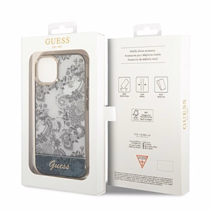 Guess GUHCP14MHGPLHG iPhone 14 Plus 6.7 "pelēks/pelēks cietais apvalks Porcelain Collection